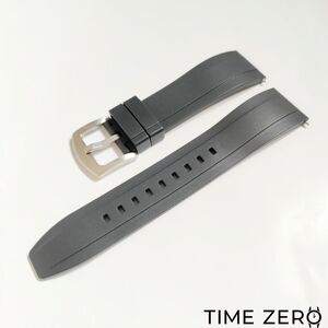 New Black FKM Rubber Diver Watch Strap (The Element Collection)